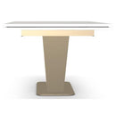  Amisco Amelia 52605 Dining Table - Champagne/Calacatta IMAGE 3