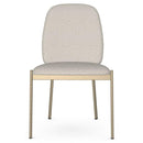  Amisco Kally 30357 Dining Chair - Champagne/Pulsar IMAGE 2