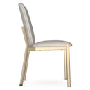  Amisco Kally 30357 Dining Chair - Champagne/Pulsar IMAGE 3