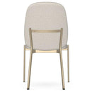  Amisco Kally 30357 Dining Chair - Champagne/Pulsar IMAGE 4