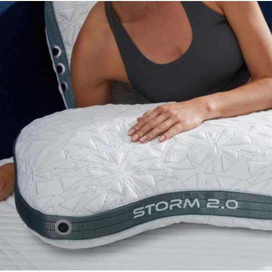  Bedgear Storm Cuddle Curve 2.0 Pillow - Plush - Back & Side Sleepers IMAGE 8