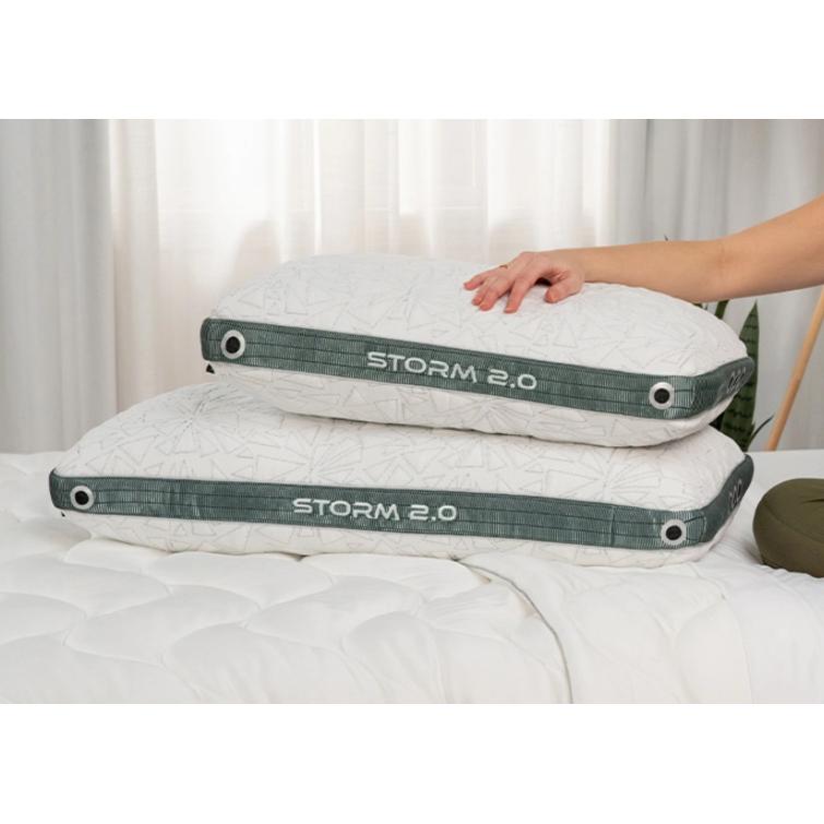  Bedgear Storm Performance® 1.0 Pillow (King) - Plush Slim - Back & Side Sleepers IMAGE 5