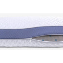  Bedgear Balance Cuddle Curve Performance® 1.0 Pillow - Plush Slim - Back & Side Sleepers IMAGE 4
