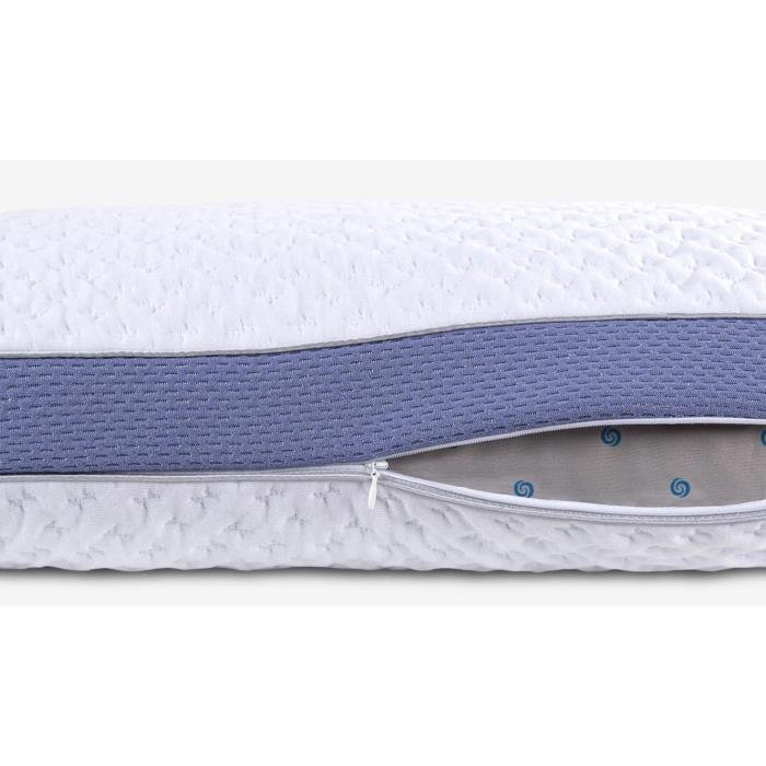  Bedgear Balance Cuddle Curve Performance® 1.0 Pillow - Plush Slim - Back & Side Sleepers IMAGE 4
