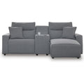  Signature Design by Ashley Modmax 65906S4 3 pc Power Reclining Sectional with Chaise IMAGE 1