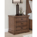  Signature Design by Ashley Taffenbrook B849-93 Three Drawer Night Stand IMAGE 3
