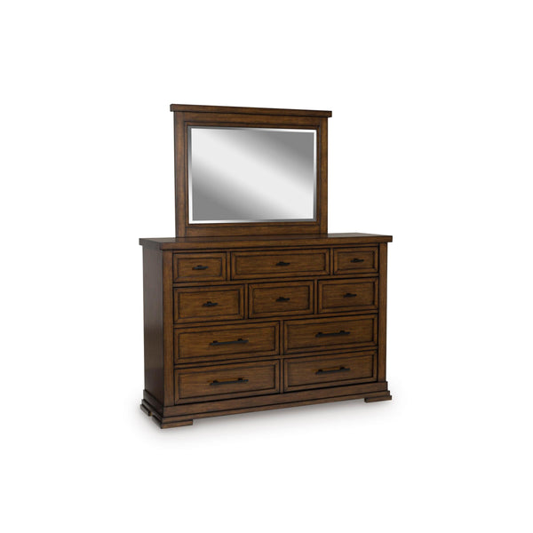 Signature Design by Ashley Taffenbrook B849B1 Dresser and Mirror IMAGE 1