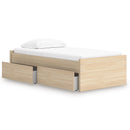  Signature Design by Ashley Onita EB9632B7 Twin Platform Bed with 1 Side Storage IMAGE 2