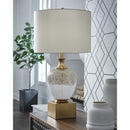  Signature Design by Ashley Tavisburg L430894 Glass Table Lamp IMAGE 2