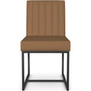  Amisco Darcy 30574 Chair - Black Coral/Spicy IMAGE 2