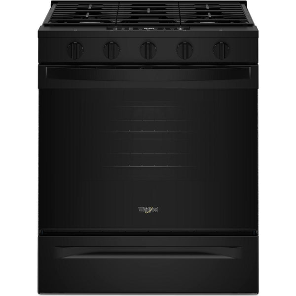 Whirlpool 30-inch Slide-In Gas Range with Wi-Fi WSGS5030SB IMAGE 1