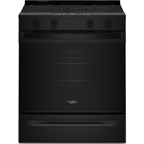Whirlpool 30-inch Slide-In Electric Range with Wi-Fi YWSES5030SB IMAGE 1