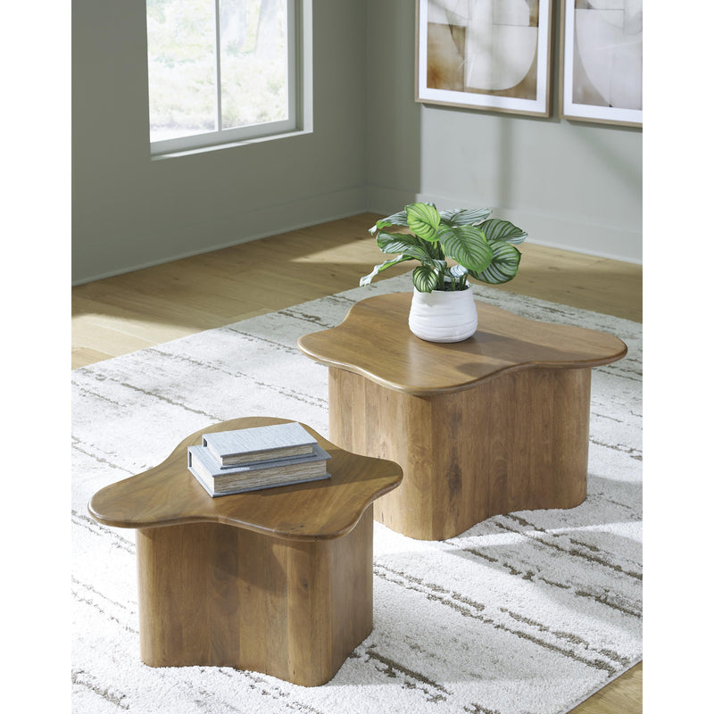  Signature Design by Ashley Abeford A4000711 Accent Cocktail Table Set IMAGE 3