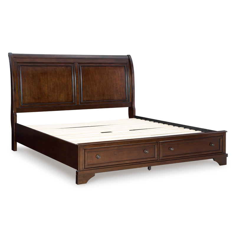 Signature Design by Ashley Trellington B716B2 King Sleigh Storage Bed IMAGE 4