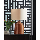  Signature Design by Ashley Aaleahya L430904 Glass Table Lamp IMAGE 2