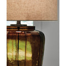  Signature Design by Ashley Bainmore L430914 Glass Table Lamp IMAGE 3