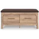  Signature Design by Ashley Kinlanni PCB1360-09 Bedroom Upholstered Storage Bench IMAGE 5