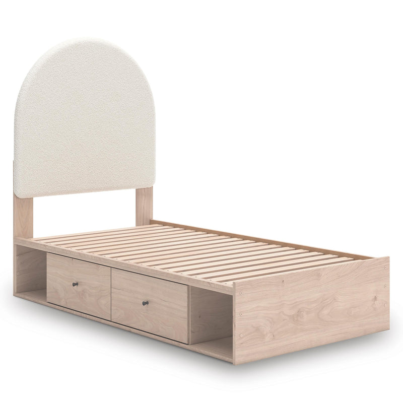Signature Design by Ashley Arloster PCB1566B4 Twin Upholstered Panel Bed with Storage IMAGE 7