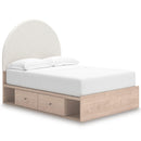  Signature Design by Ashley Arloster PCB1566B5 Full Upholstered Panel Bed with Storage IMAGE 1