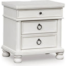  Signature Design by Ashley Rowlenstown PCB823-93 Three Drawer Night Stand IMAGE 1