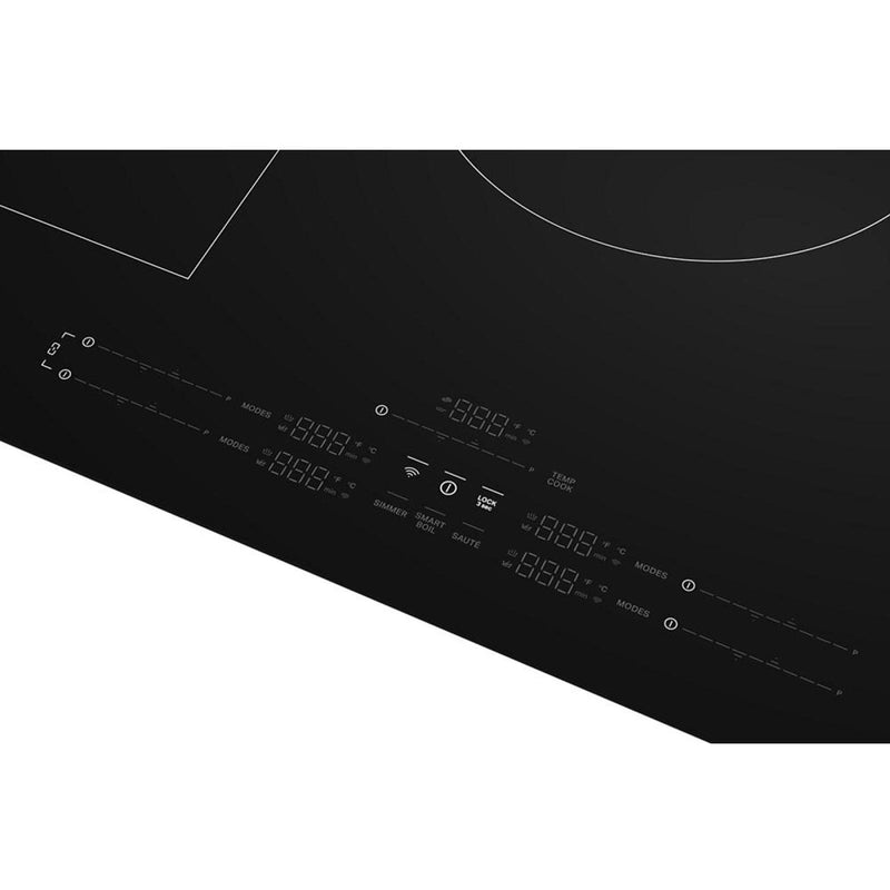 Whirlpool 36 inch Intelligent Induction Cooktop with Temp Cook™ Technology and WipeClean™ Coating WCIT7536SB IMAGE 8