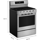 KitchenAid 30-inch Smart Freestanding Gas Range with Convection KFGS530SPS IMAGE 12