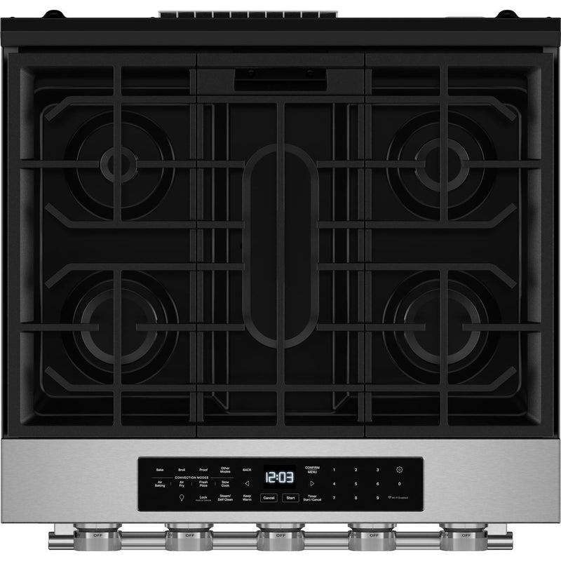 KitchenAid 30-inch Smart Slide-in Gas Range with Convection Cooking Modes KSGS330SPS IMAGE 6