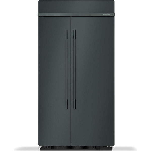 KitchenAid 42-inch, 25.5 cu. ft. Built-in Side-by-Side Refrigerator with Platinum Interior KBSN742SJP IMAGE 1