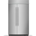 KitchenAid 48-inch, 30 cu. ft. Built-in Side-by-Side Refrigerator with Platinum Interior KBSN748SPS IMAGE 1