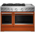 KitchenAid 48-inch Freestanding Commercial-Style Dual-Fuel Range with Griddle KFDD948SSC IMAGE 1