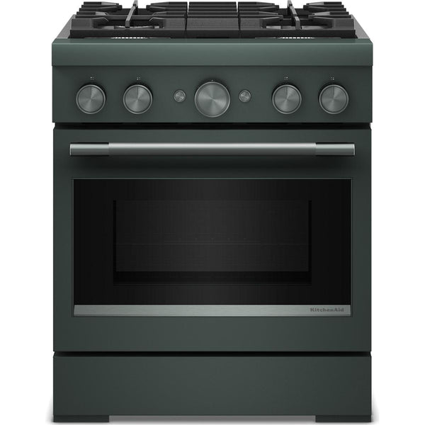 KitchenAid 30-inch Freestanding Commercial-Style Dual-Fuel Range KFDS930SJP IMAGE 1