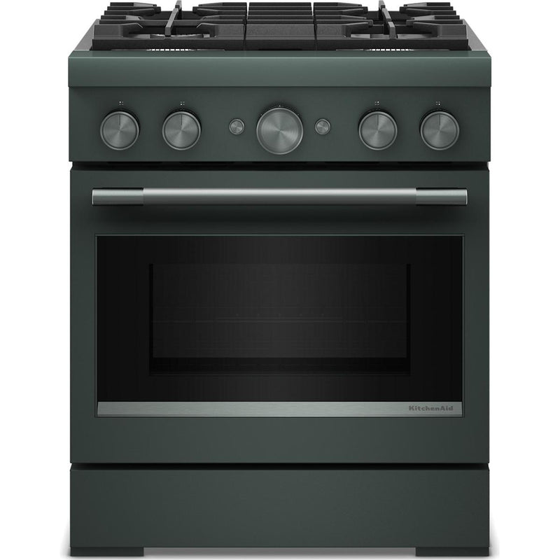 KitchenAid 30-inch Freestanding Commercial-Style Dual-Fuel Range KFDS930SJP IMAGE 1