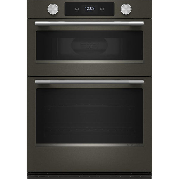 KitchenAid 30-inch Built-in Combination Wall Oven with Microwave Oven with Convection Technology KOEC730SBE IMAGE 1