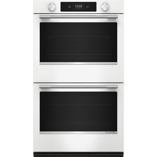 KitchenAid 30-inch Built-in Double Wall Oven with Convection Technology KOED730SWH IMAGE 1