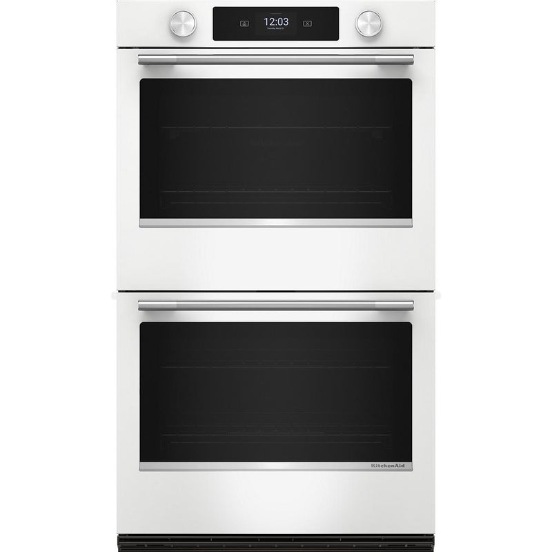 KitchenAid 30-inch Built-in Double Wall Oven with Convection Technology KOED730SWH IMAGE 1