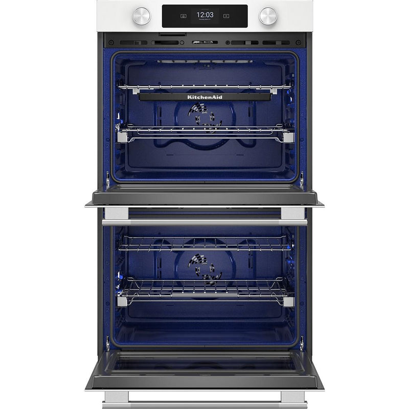KitchenAid 30-inch Built-in Double Wall Oven with Convection Technology KOED730SWH IMAGE 2