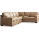  Signature Design by Ashley Bandon Leather Match 3 pc Sectional 3800655C/3800646C/3800649C IMAGE 1
