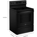  Whirlpool 30-inch Freestanding Electric Range YWFES3330RB IMAGE 7
