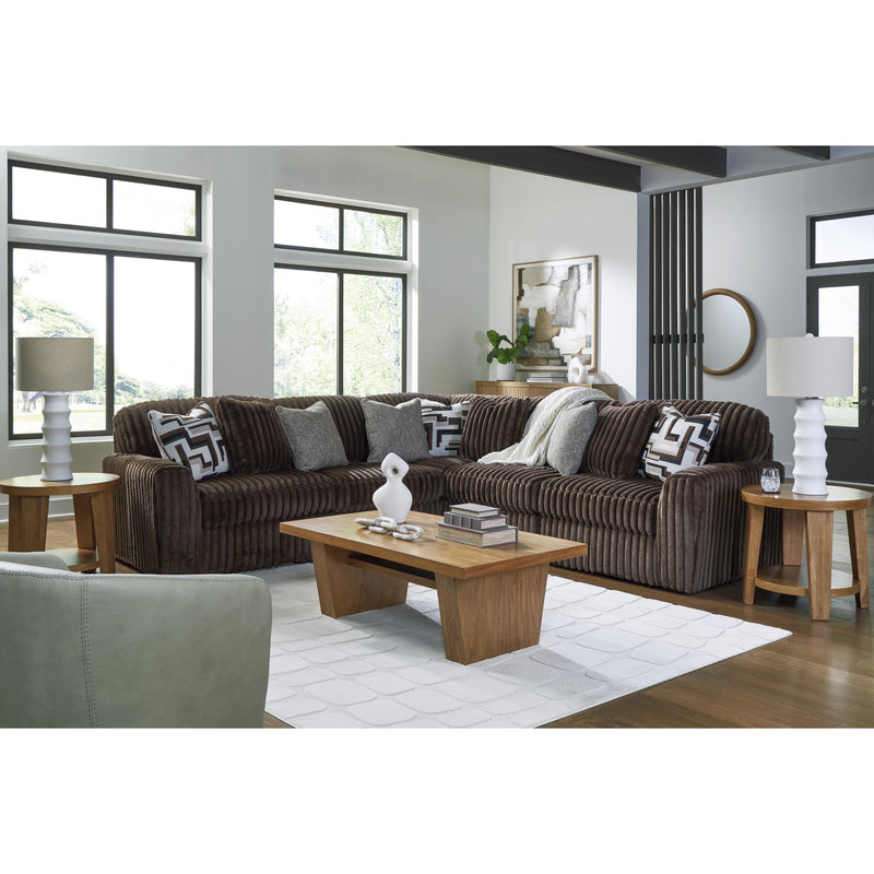  Signature Design by Ashley Midnight-Madness 98104S26 5 pc Sectional IMAGE 4