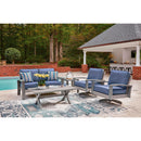  Signature Design by Ashley Half Moon Beach PCP418-821 Swivel Lounge with  Cushion IMAGE 7