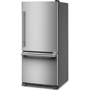  KitchenAid 30-inch, 18.7 cu. ft. Freestanding Bottom Freezer Refrigerator with Full-Width Pantry Drawer KRBR130SPS IMAGE 8