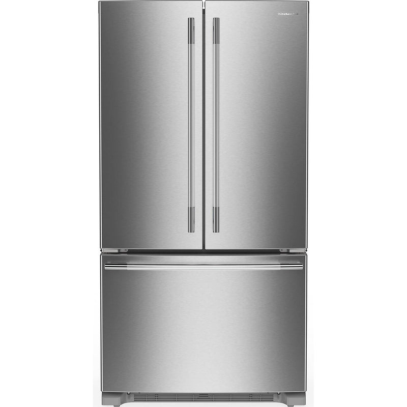  KitchenAid 36-inch, 20 cu. ft. French 3-Door Refrigerator KRFC136SPS IMAGE 1