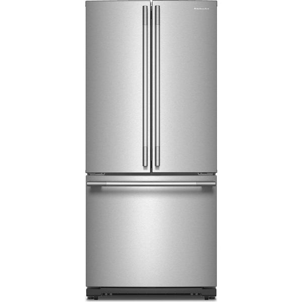  KitchenAid 30-inch, 20 cu. ft. French 3-Door Refrigerator KRFF330SPS IMAGE 1