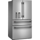  KitchenAid 36-inch, 29.51 cu. ft. Freestanding French 4-Door Refrigerator with Water and Ice Dispensing System KRMF436SPS IMAGE 3
