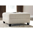 Benchcraft Steelwater Retreat Fabric Ottoman 6670408 IMAGE 3