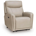  Signature Design by Ashley Pincara Power Leather Match Recliner PCU1380042 IMAGE 1