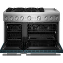  KitchenAid 48-inch Freestanding Commercial-Style Dual-Fuel Range with Griddle KFDD948SAG IMAGE 2