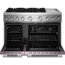  KitchenAid 48-inch Freestanding Commercial-Style Dual-Fuel Range with Griddle KFDD948SWF IMAGE 2