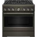  KitchenAid 36-inch Slide-in Gas Range with 6 Burners KFGS936SBE IMAGE 1