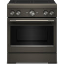  KitchenAid 30-inch Freestanding Induction Range with 4 Elements KFIS930SBE IMAGE 1